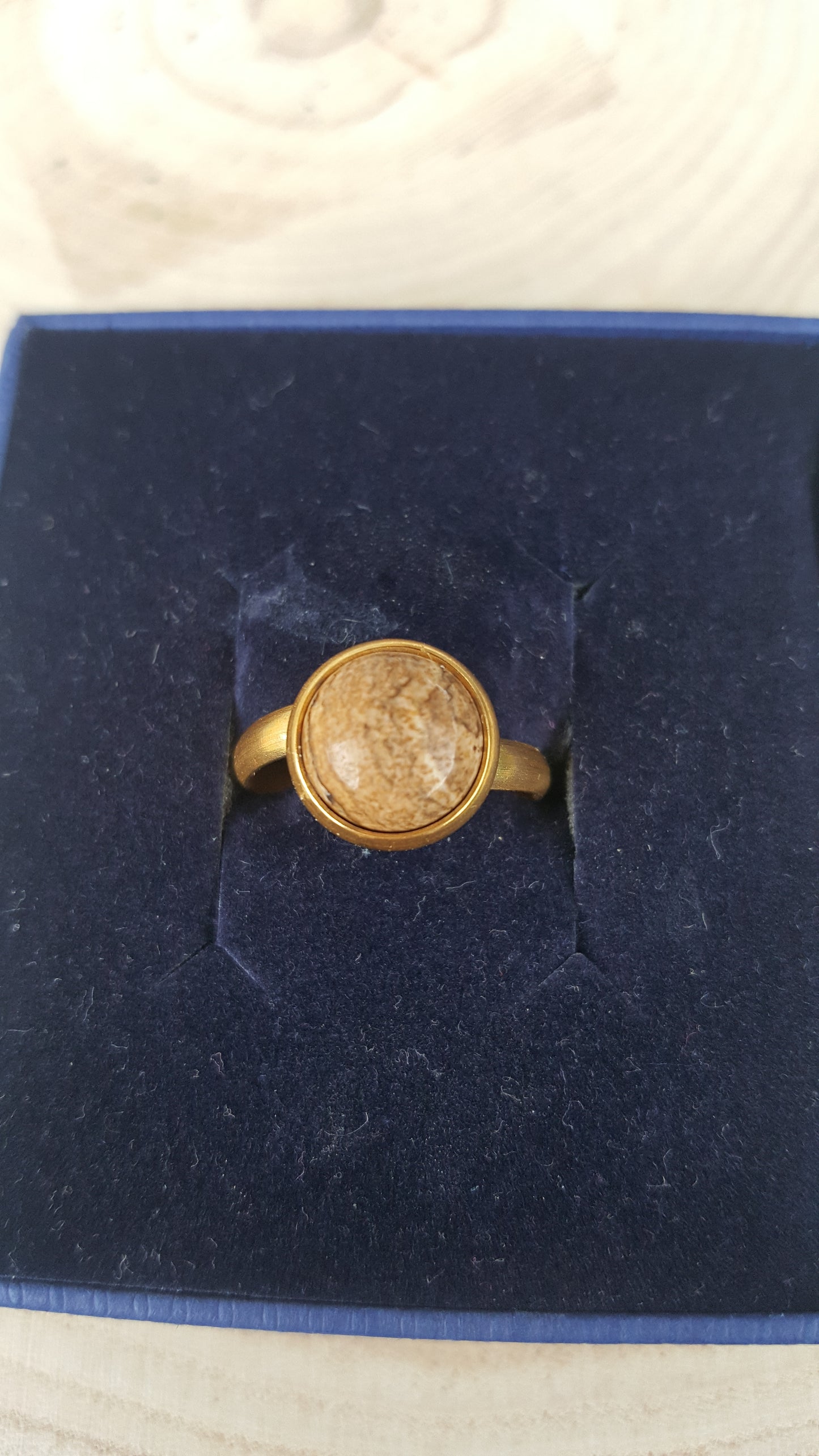 Bague Jaspe Paysage, pierre de gemme, pouvoir des pierres