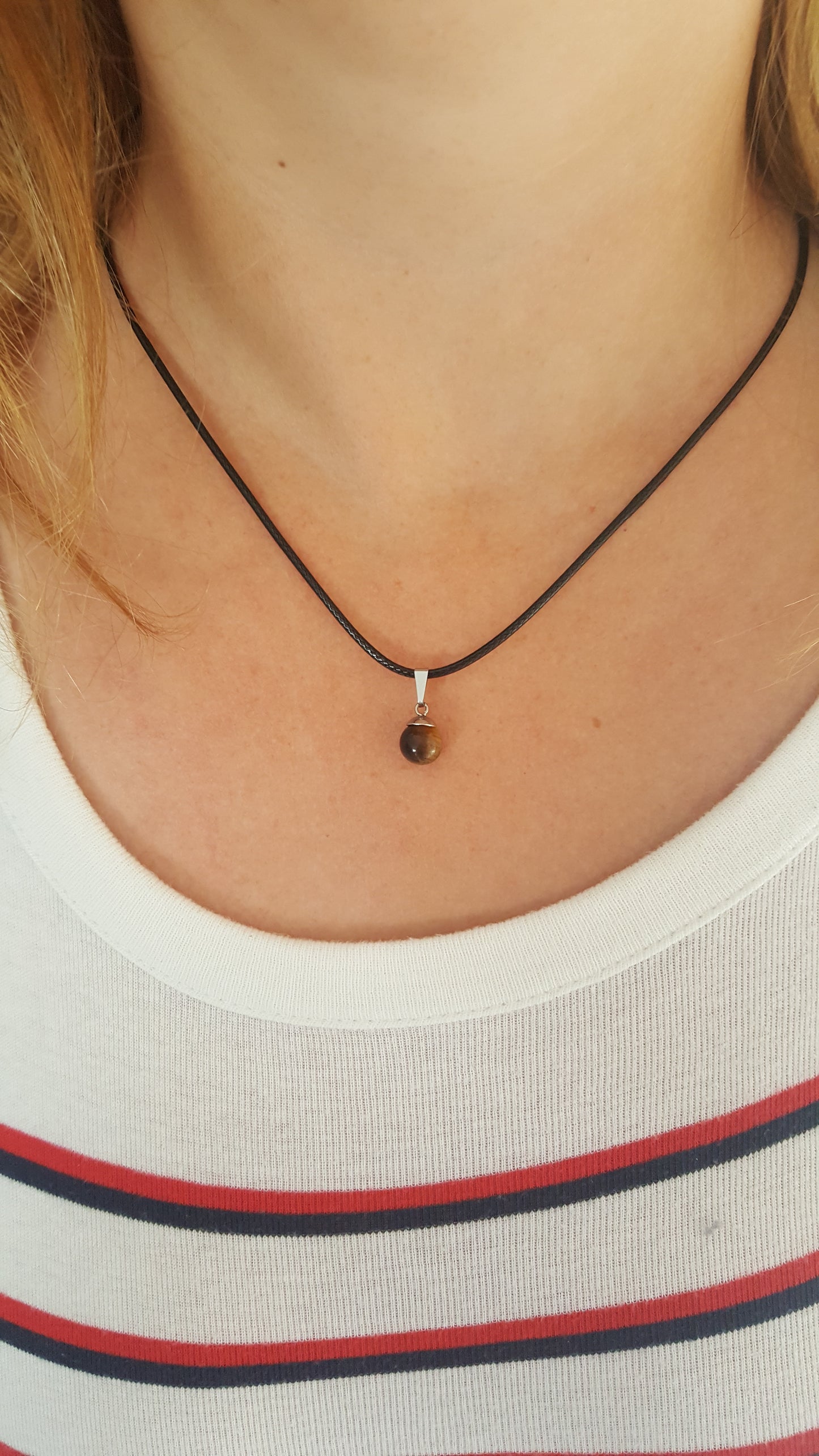 Collier oeil de tigre, pierre de gemme, pouvoir des pierres