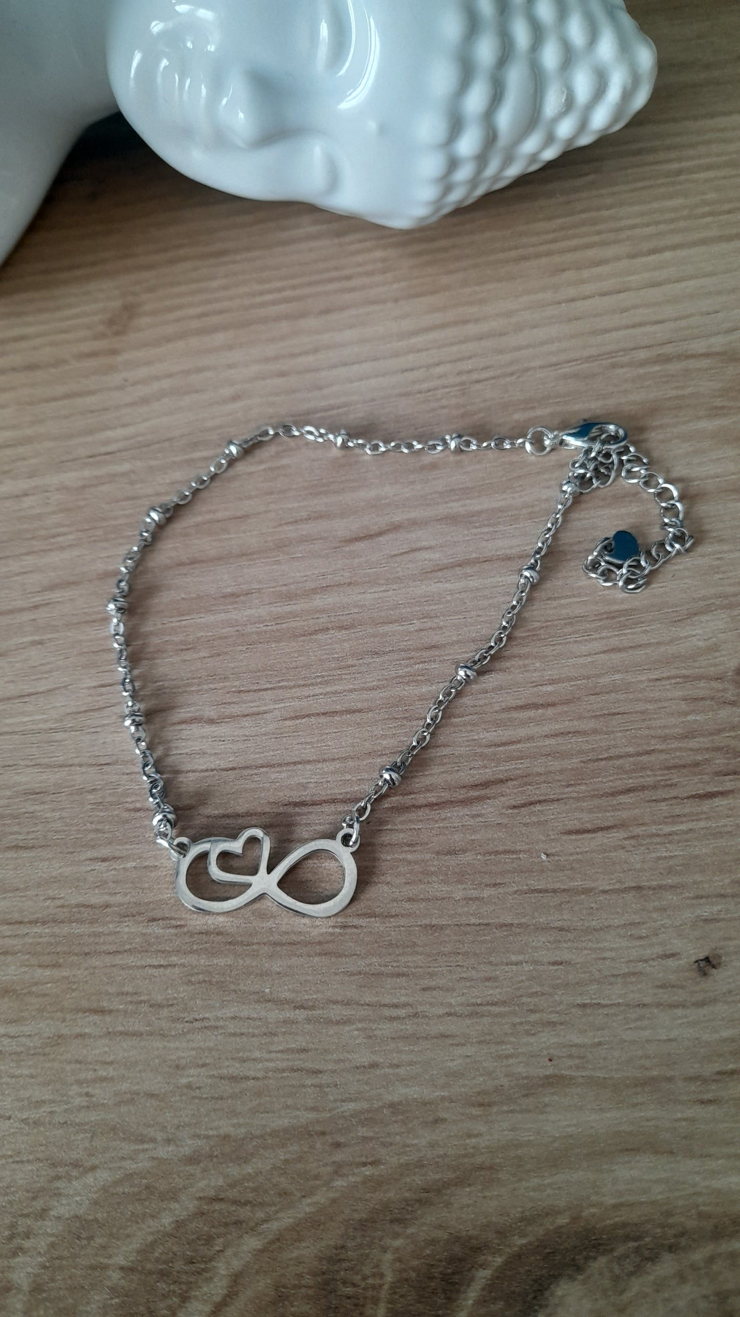 chaine de cheville charm infini