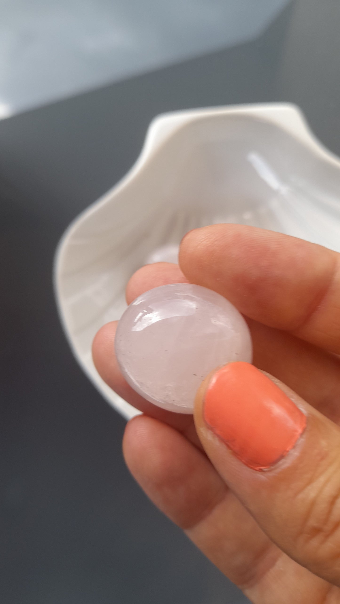 Pierre roulée, quartz rose, pouvoir des pierres