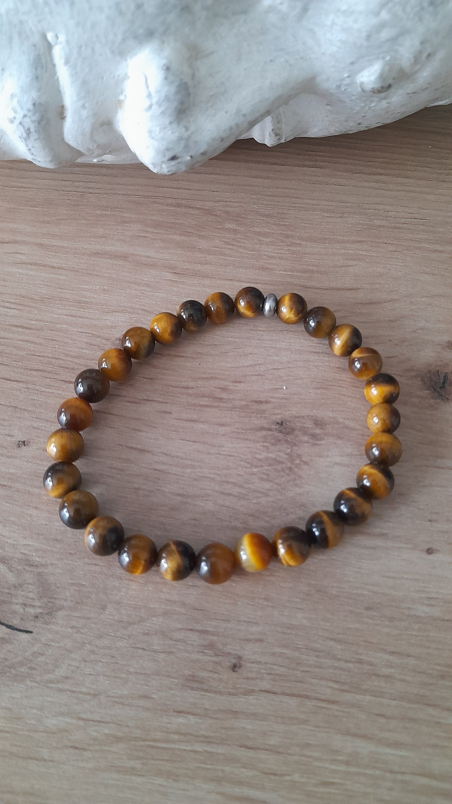 Bracelet homme oeil de tigre, pouvoir des pierres