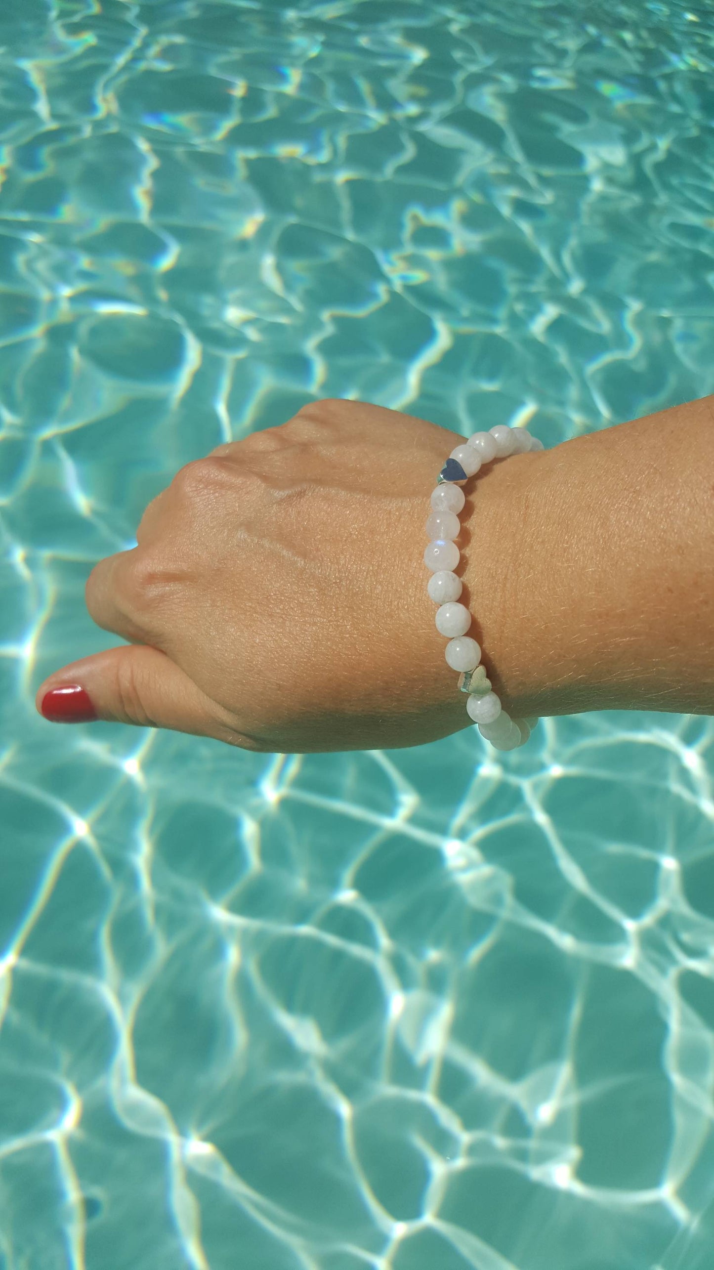 Pierre de gemme, péristérite, pierre de lune arc en ciel