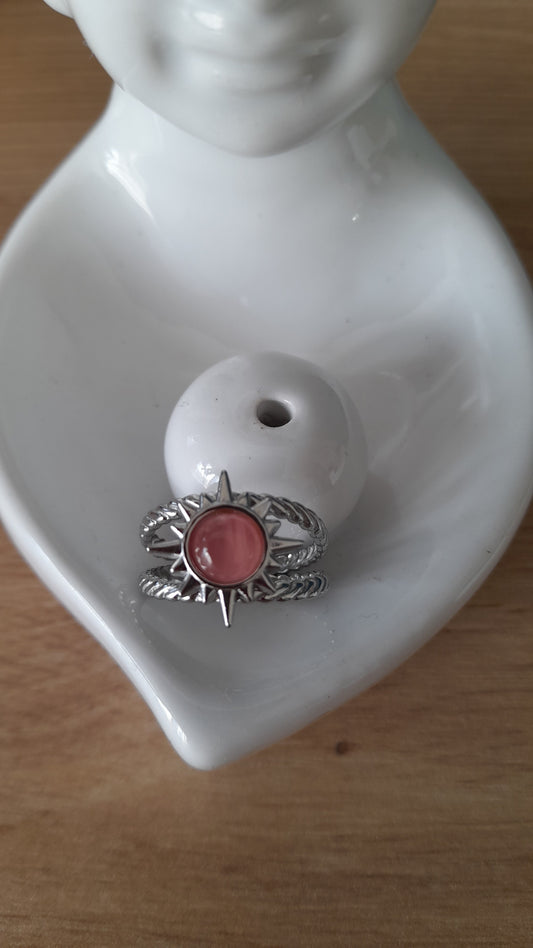 Rhodochrosite bague  pierre naturelle pouvoir des pierres