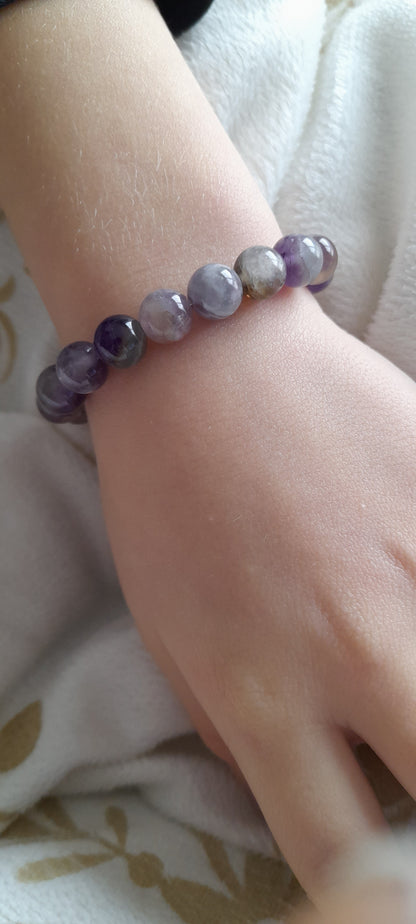 bracelet enfant améthyste mon amour de perle