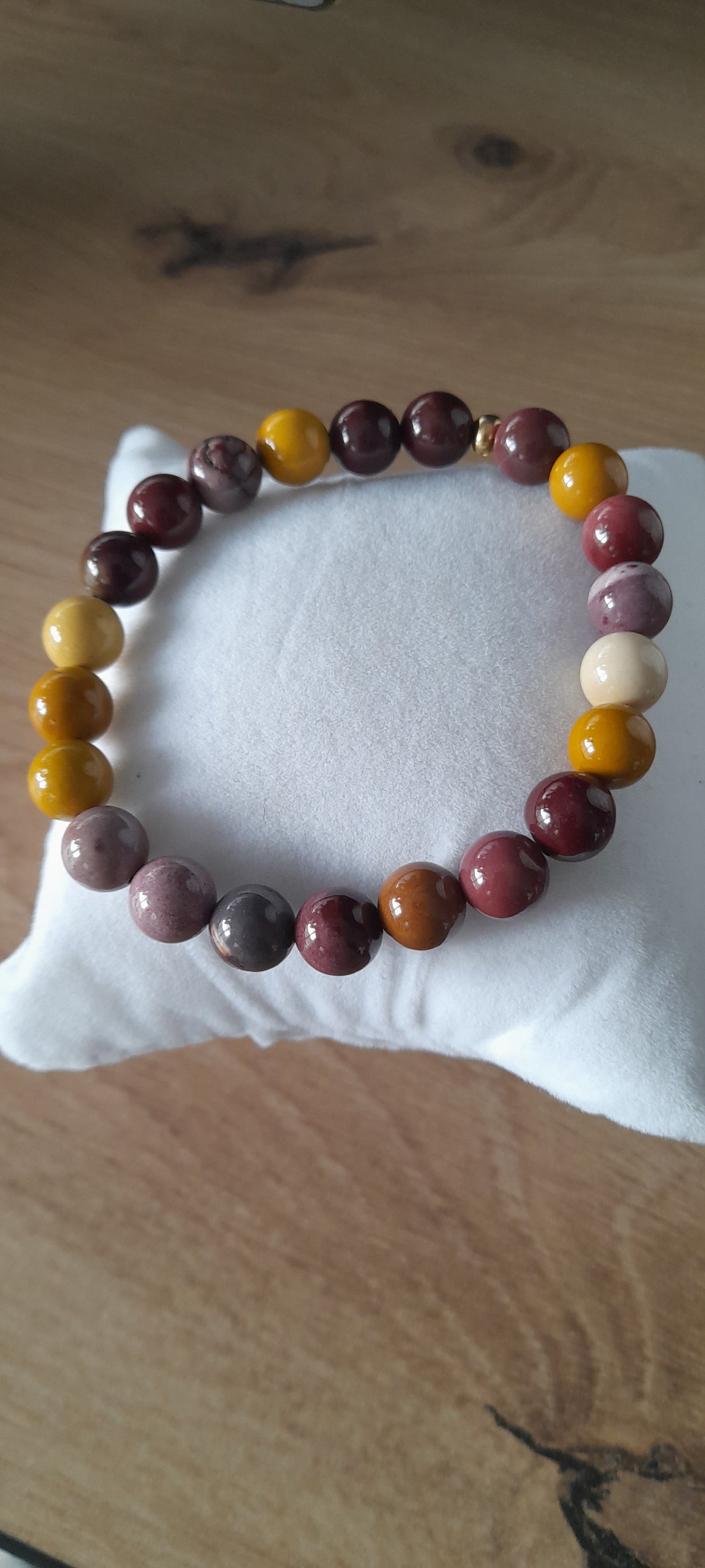 bracelet jaspe mokaite pierre naturelle bienfait des pierres