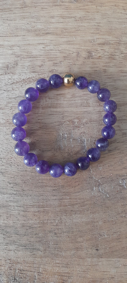 Bracelet femme améthyste - sérénité & apaisement