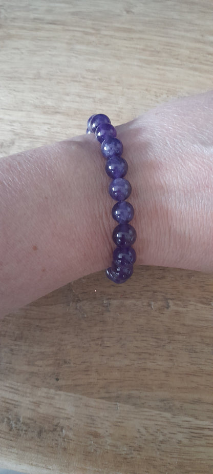Bracelet femme améthyste - sérénité & apaisement