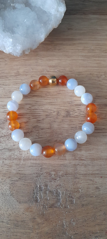 Bracelet femme - énergie & douceur