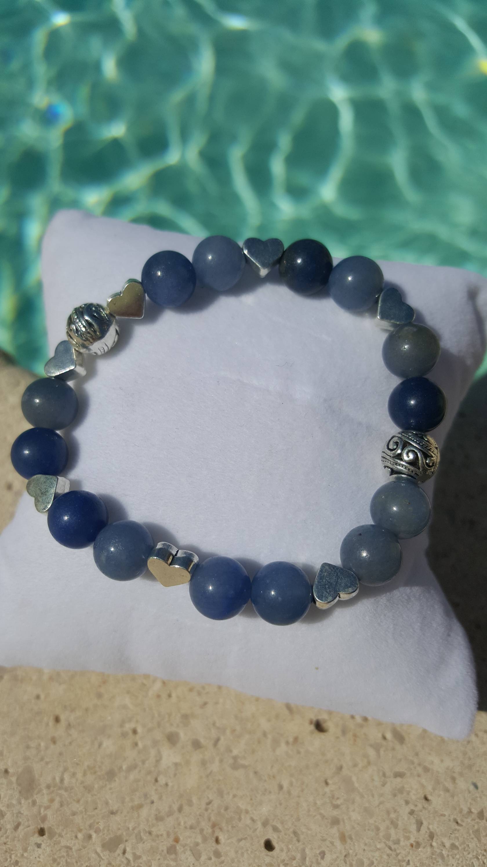 Bracelet Aventurine bleue - Main Image