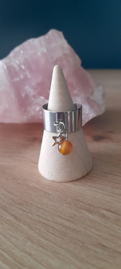 Bague charm - pierres naturelles