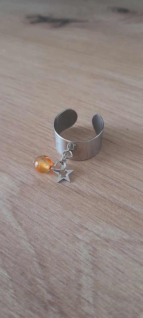 Bague charm - pierres naturelles