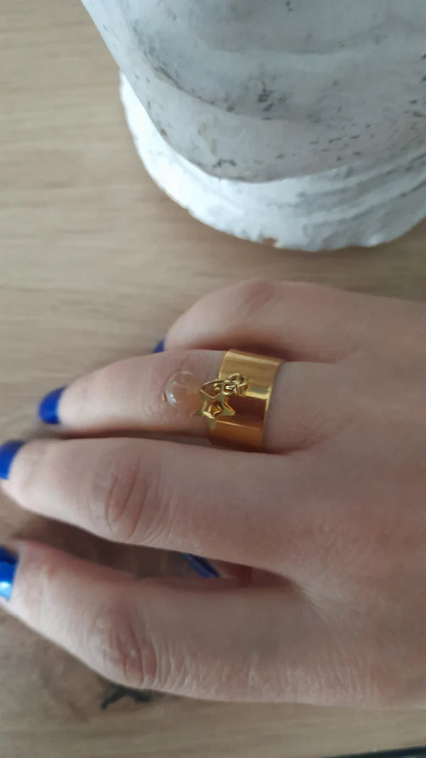 Bague charm - pierres naturelles