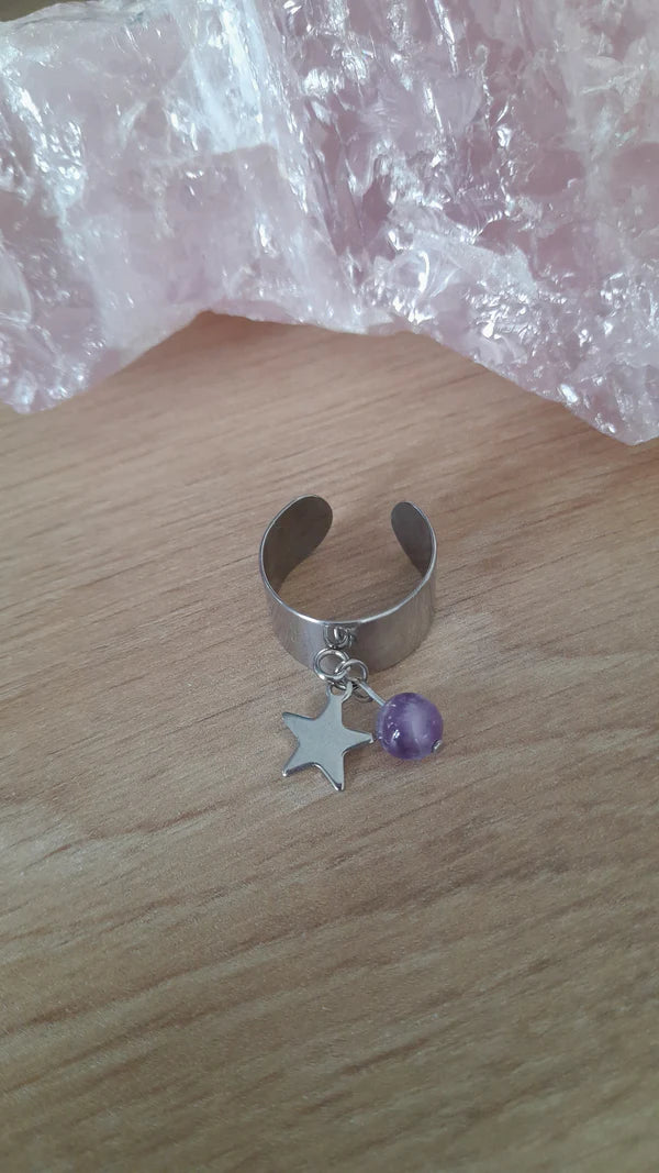 Bague charm - pierres naturelles