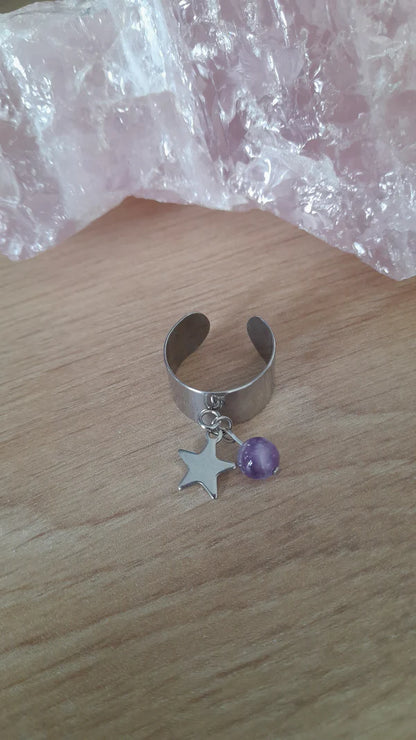Bague charm - pierres naturelles