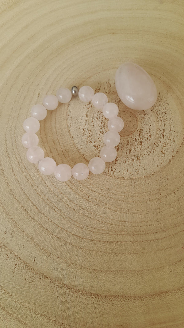 Coffret enfant - bracelet & pierre roulée assortie